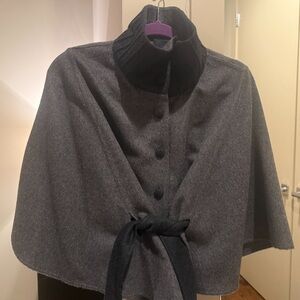 Tom Gutie Wool Cape Jacket